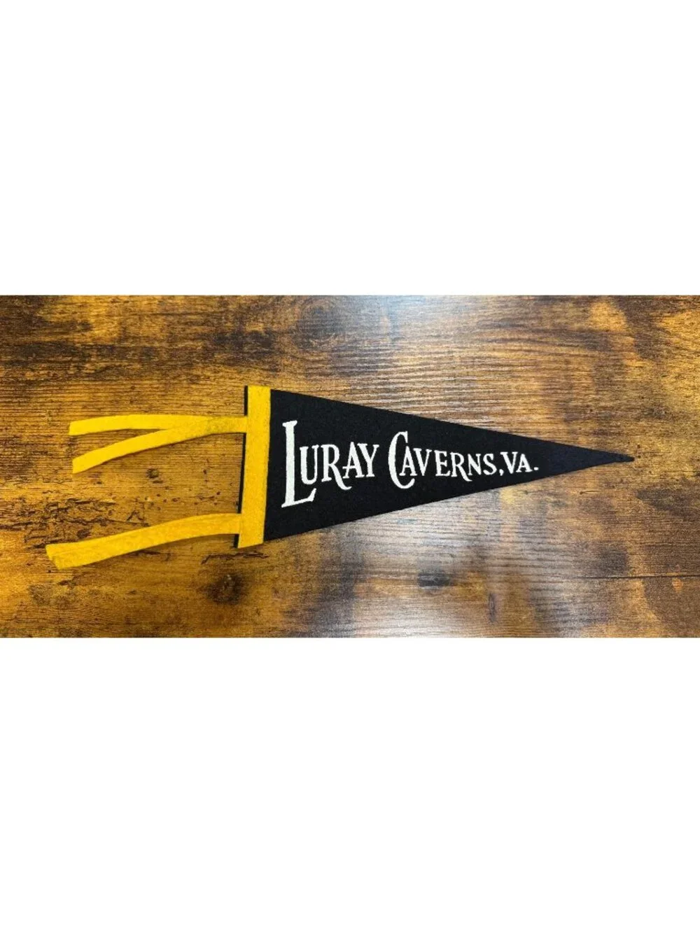 Vintage Luray Caverns, Va mini pennant